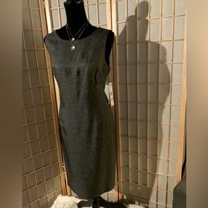 NWT Nine& Co. - Black & Silver Sleevless Dress. Sz 14